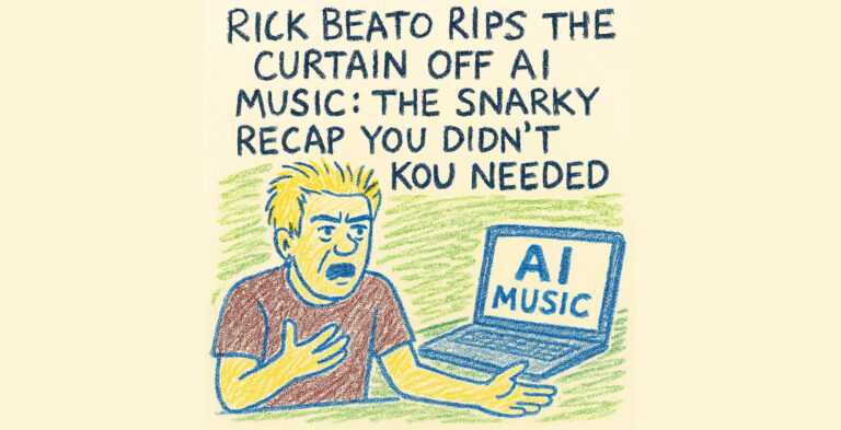 Rick Beato Rips the Curtain Off AI Music: The Snarky Recap You Didn’t Know You Needed